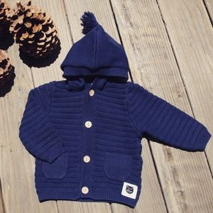 Blue Navy Sweater Hoodie Boutique brand